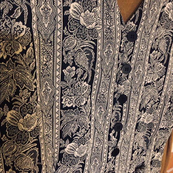 Vintage floral vest - Picture 5 of 6